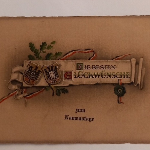 Glückwunschkarte Glückwünsche zum Namenstag 600648A gr D