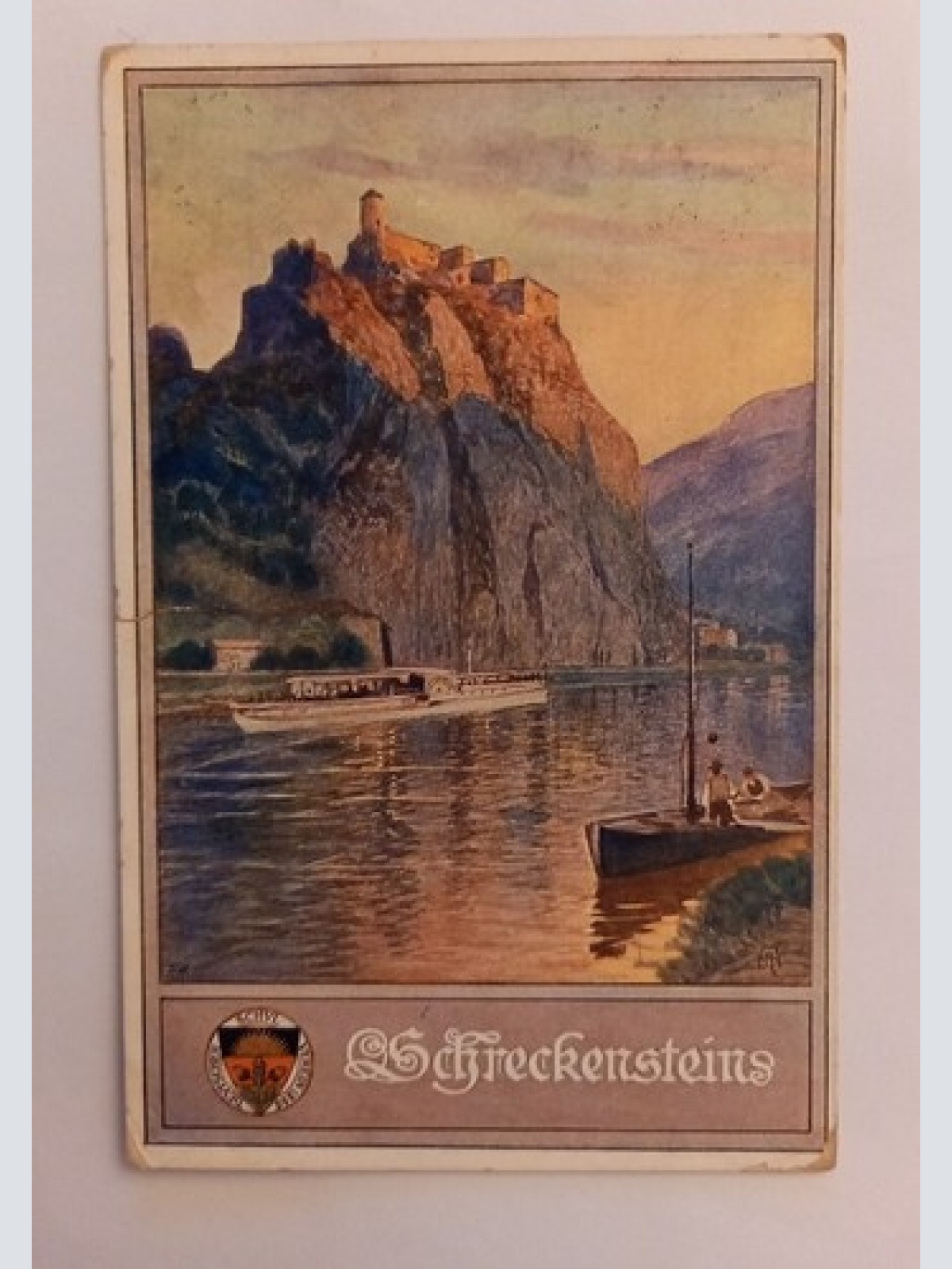 Schreckenstein See mit Boote 600650A gr D