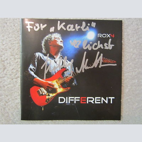 CD / ROX 4 / DIFFERENT / ROBBY MUSENBICHLER / MIT AUTOGRAMM / AUSTRIA / RAR /