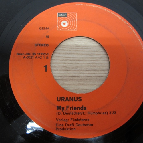 Single /  Uranus  ?– My Friends     /   DE  PRESS / RAR /