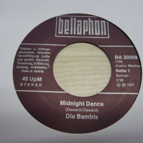 Single / Die Bambis  ?– Midnight Dance  /  AUT PRESS /  RAR /