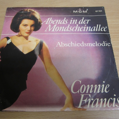 Single /  Connie Francis ?– Abends In Der Mondscheinallee /  DE Press / RAR /