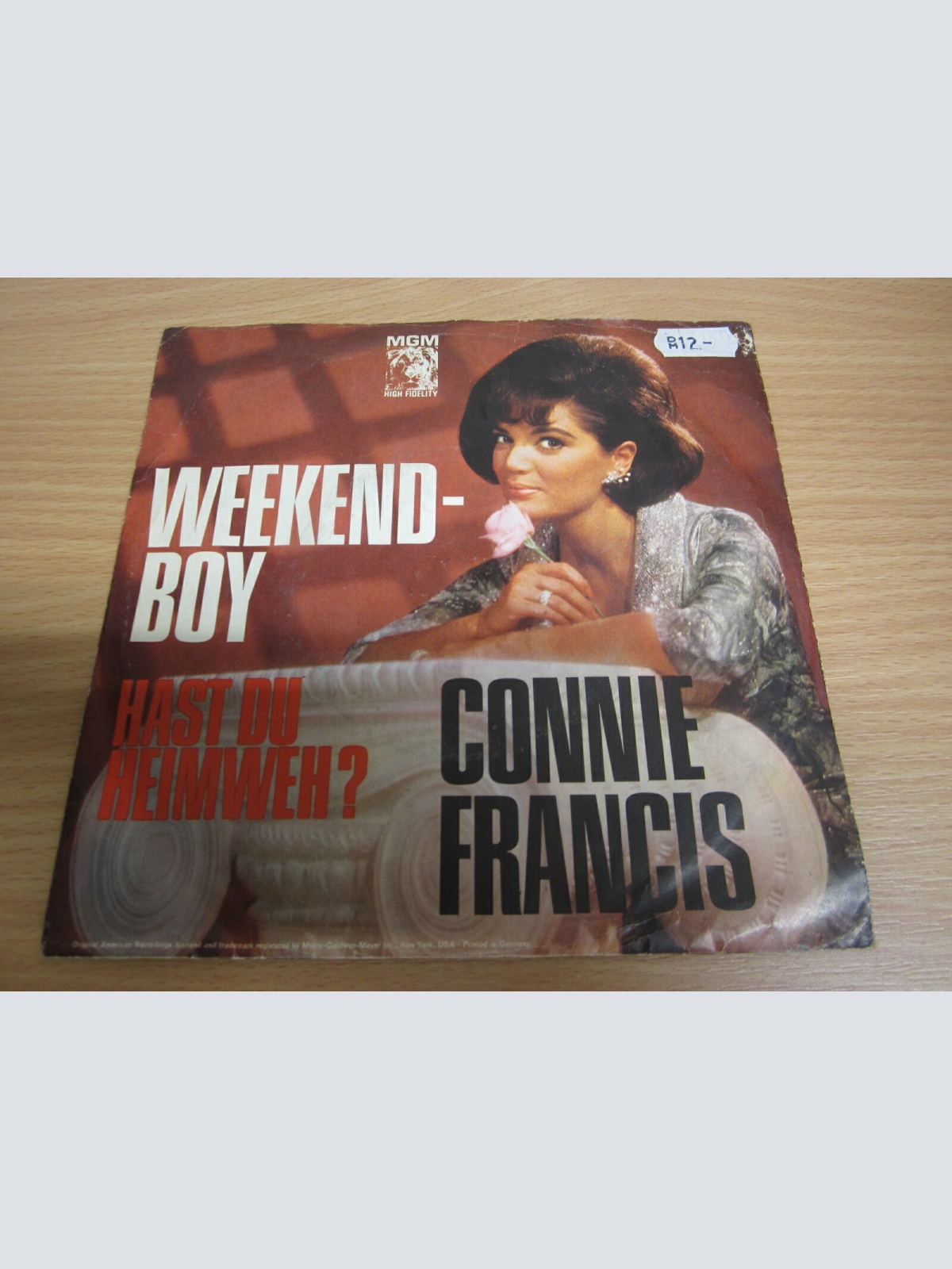 Single /   Connie Francis ?– Weekend-Boy    / DE Press / RAR /