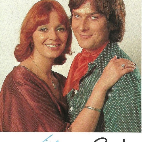 CINDY & BERT  AUTOGRAMM KARTE -- ORIG.AUTOGRAMM --