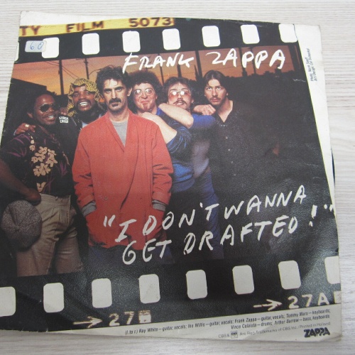 Single /  Frank Zappa ?– I Don't Wanna Get Drafted!   / NL  PRESS / RAR /