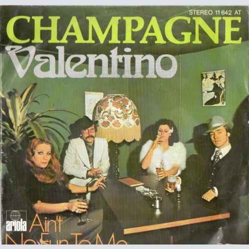 Champagne (5) - Valentino (7", Single)