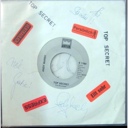 Single / ANDY MAREK / TOP SECRET / AUSTRIA / RARITÄT /