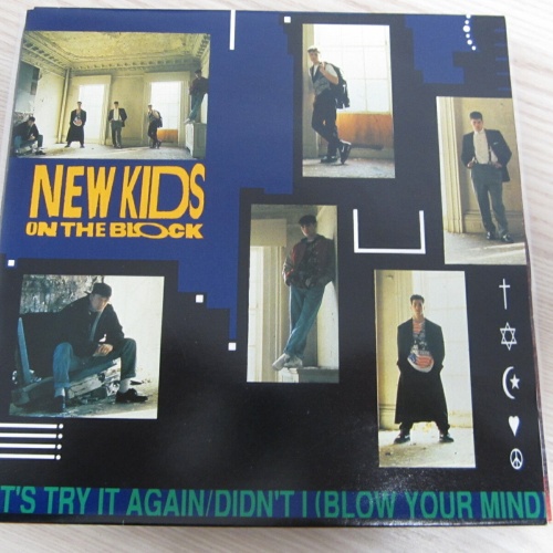 Single /  New Kids On The Block ?– Let's Try It Again / NL PRESS / RAR / 1990 /