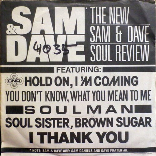 The New Sam & Dave - The New Sam & Dave Soul Review (7")