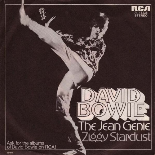 David Bowie - The Jean Genie (7", Single, RE)