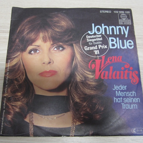 Single /   Lena Valaitis ?– Johnny Blue    / DE  PRESS / SCHLAGER /