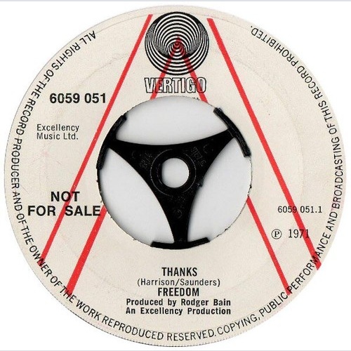 Freedom (9) - Thanks / Miss Little Louise (7", Promo)