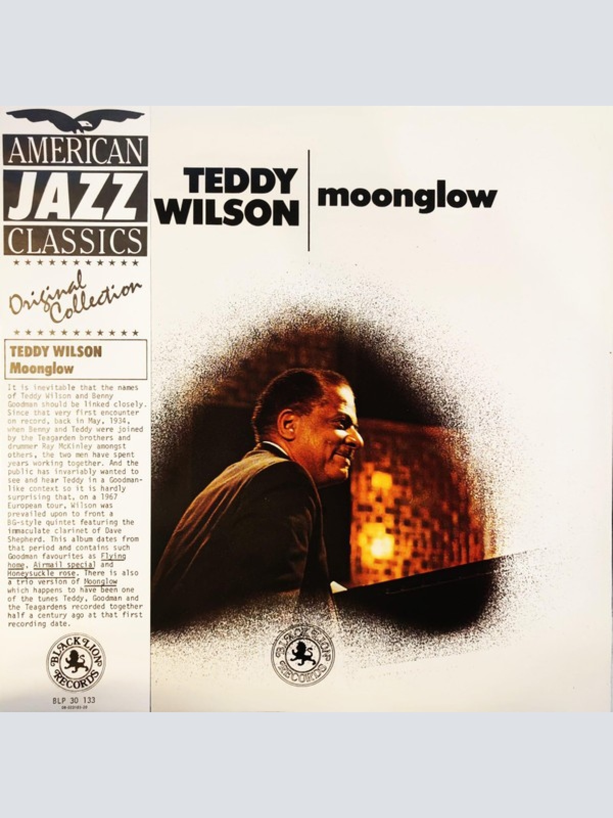 Teddy Wilson - Moonglow (LP, Album, RE)
