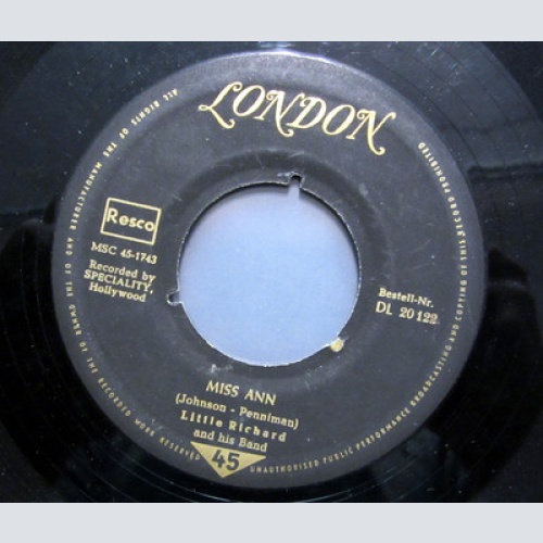 Single / LITTLE RICHARD / LONDON RECORDS / RARITÄT /