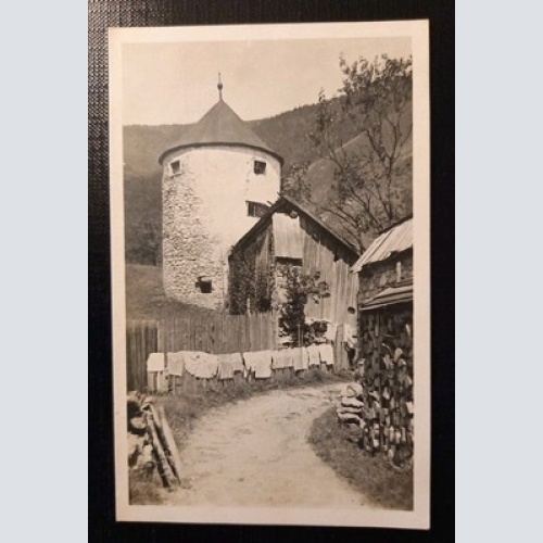 Gaming Scheibbs  Niederösterreich Wäsche Vorm Haus Gr 980 H