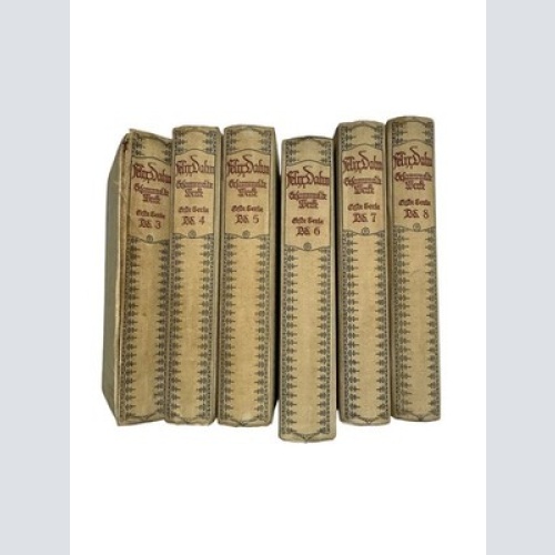 6267 Felix Dahn GESAMMELTE WERKE ERZÄHLENDE U. POET. SCHRIFTEN 1. SERIE BDE 3-8