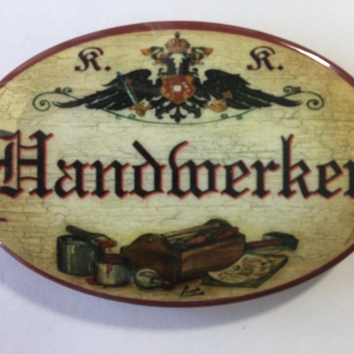 Nostalgie flaschenöffner magnet handwerker werkzeuge hammer