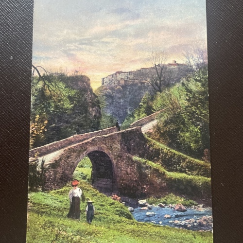 Lago di Lugano - Motivo nella Val Solda e Castello 400776 DN A