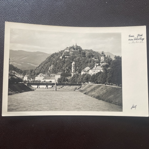 Graz, Blick zum Schloßberg 400784 DN A