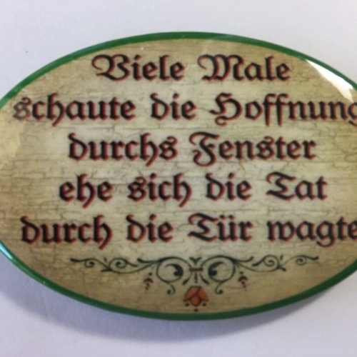 Nostalgie flaschenöffner magnet viele male schaute die hoffnung durchs fenster
