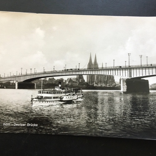 Köln - Deutzer Brücke - Schiff 966 TH