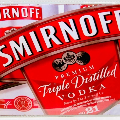 Nostalgie Vintage Retro Schild "SMIRNOFF Vodka" 30x20 12096