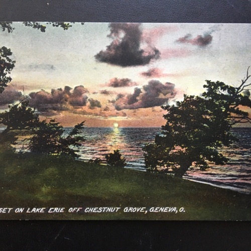 Geneva, Ohio - Sunset on Lake Erie - Chestnut Grove - Sonnenuntergang 963 TH