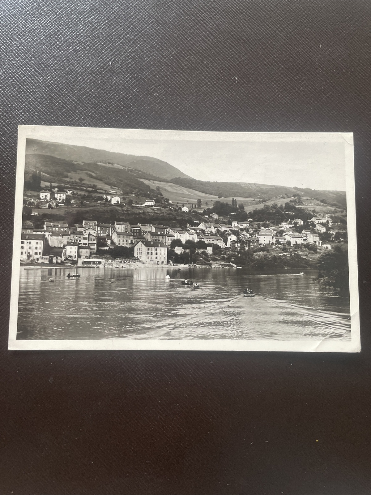 Bellegarde (Ain) Vallee du Rhone. Le lac et le port de Coupy. 400786 DN A