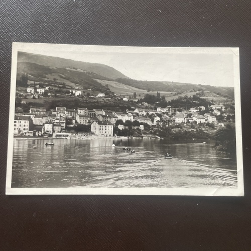 Bellegarde (Ain) Vallee du Rhone. Le lac et le port de Coupy. 400786 DN A