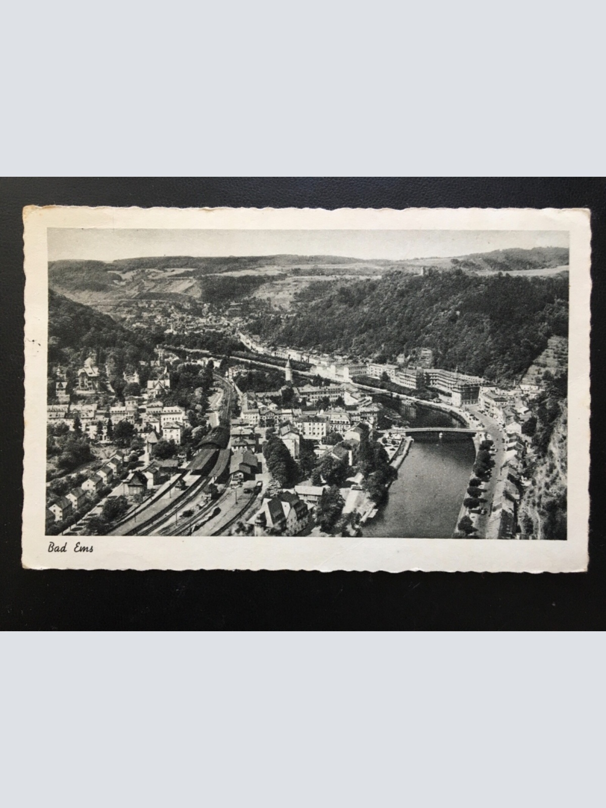 Bad Ems - Stadtansicht - Fluss Lahn 915 TH