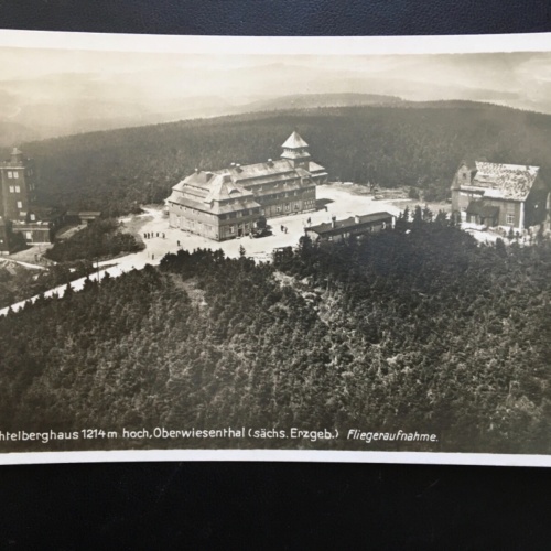 Fichtelberghaus - Oberwiesenthal - Sächs. Erzgebirge - Fliegeraufnahme 921 TH