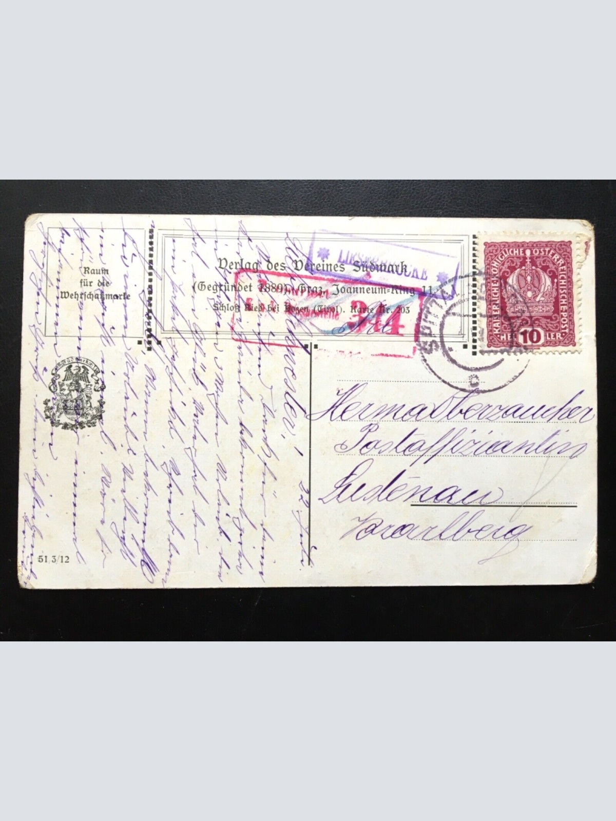 Schloss Ried bei Bozen - Burg - Südtirol - Künstlerkarte 16003 TH