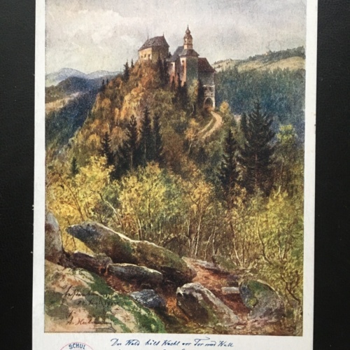 Deutscher Schulverein - Die Sestenburg - Künstlerkarte 16014 TH