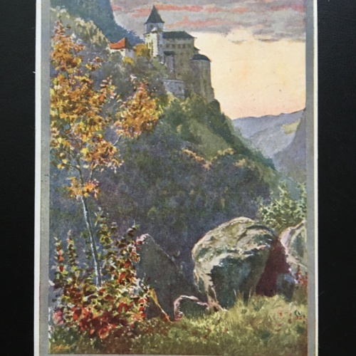 Deutscher Schulverein - Die Trostburg bei Waidbruck - Künstlerkarte 16018 TH