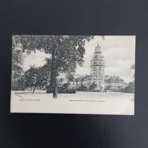 Karlsruhe Residenzschloss vom Garten gesehen 410395 gr