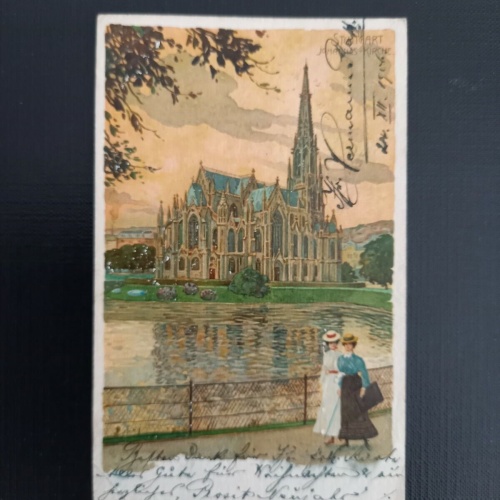 Stuttgart Johanneskirche  Johannes Kirche 410397 gr