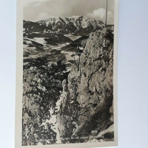 Ausblick von der Hohen Wand gegen Schneeberg 40055FH