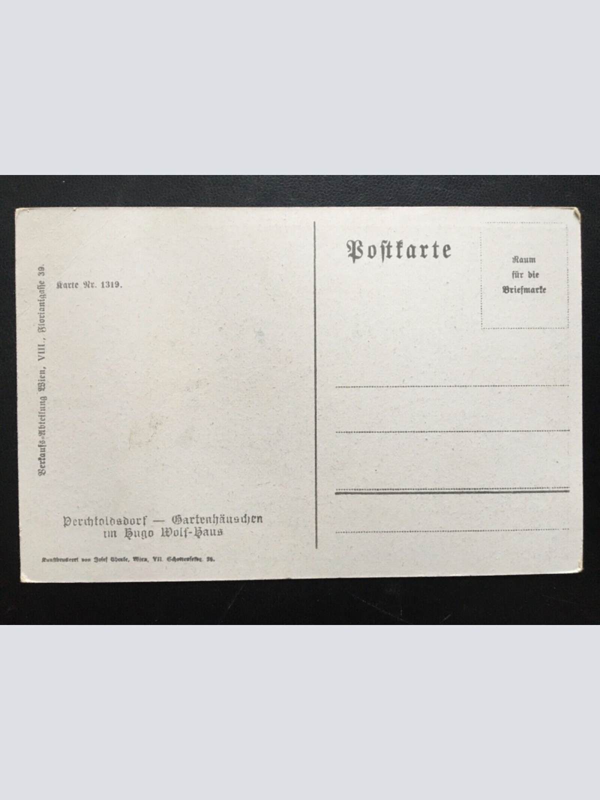 Knabe u das Immlein (H.Wolf) - Perchtoldsdorf Gartenhaus - Künstlerkarte 905 TH