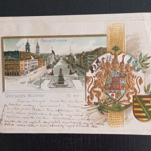 Dresden Neustadt Prägekarte 165285 Ga