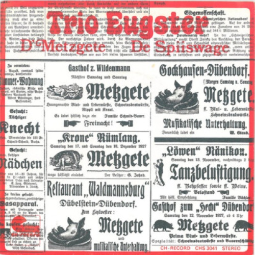 Trio Eugster - D'Metzgete / De Spiiswage (7", Single)