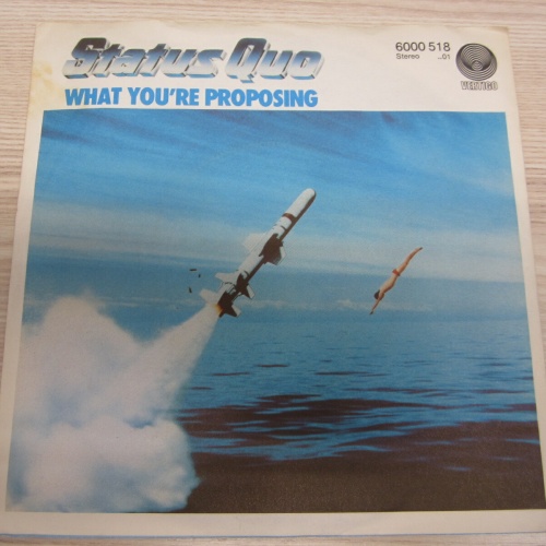 Single /  Status Quo ?– What You're Proposing   / DE PRESS / RAR /