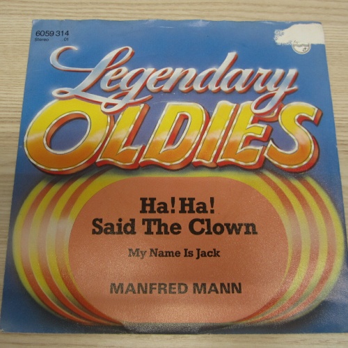 Single /  Manfred Mann ?– Ha! Ha! Said The Clown / DE PRESS / RAR /