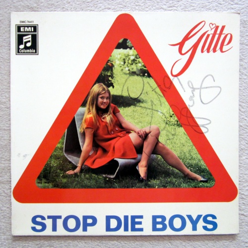 LP / GITTE   / MIT ORIG.AUTOGRAMM / RARITÄT / SCHLAGER /