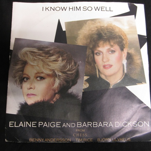 Single / Elaine Paige And Barbara Dickson ?– I Know Him So Well / UK PRESS /