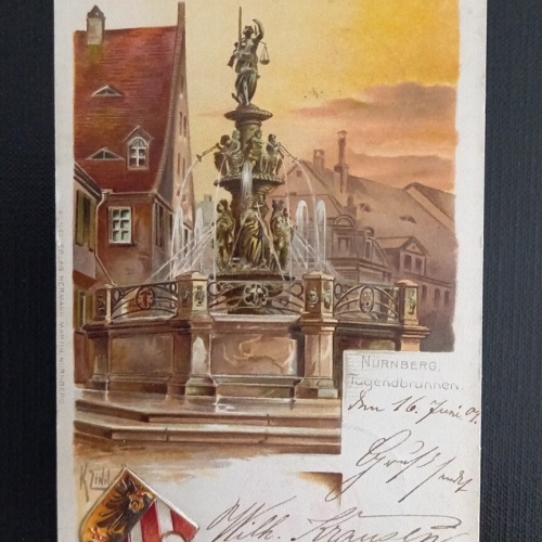 Nürnberg Tagendbrunnen 5286 Ga
