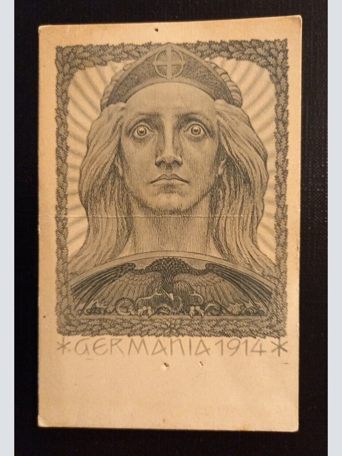 Germania 1914 Steinzeichn.von Fidus 5376 Ga G