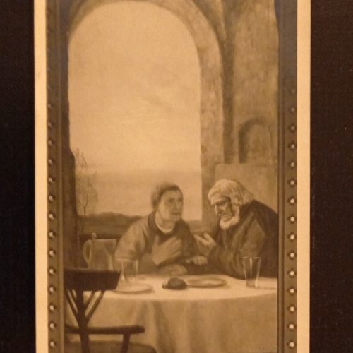 Zwei Männer Am Tisch Brannte Nicht Unser Herz In Uns 165345 Ga G