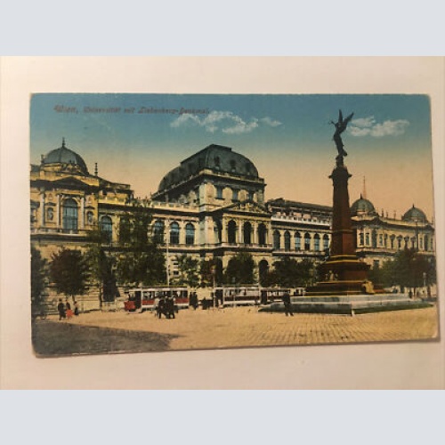 Wien Universität mit Liebenberg Denkmal 30079 RU