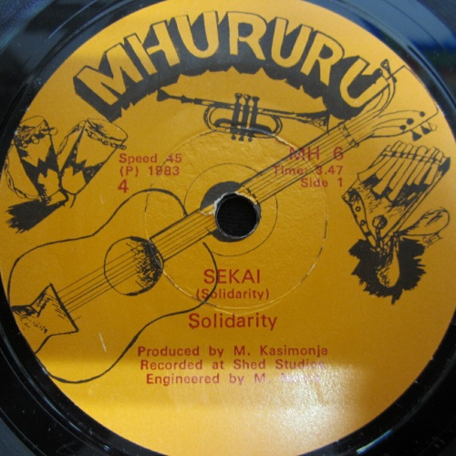 Single / Solidarity -   Sekai   / CBS REC. / RAR /