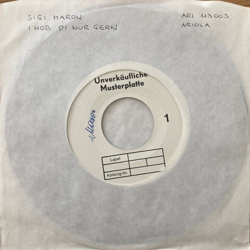 Sigi Maron -  I Hob Di Nur Gern (7", Single, TP)